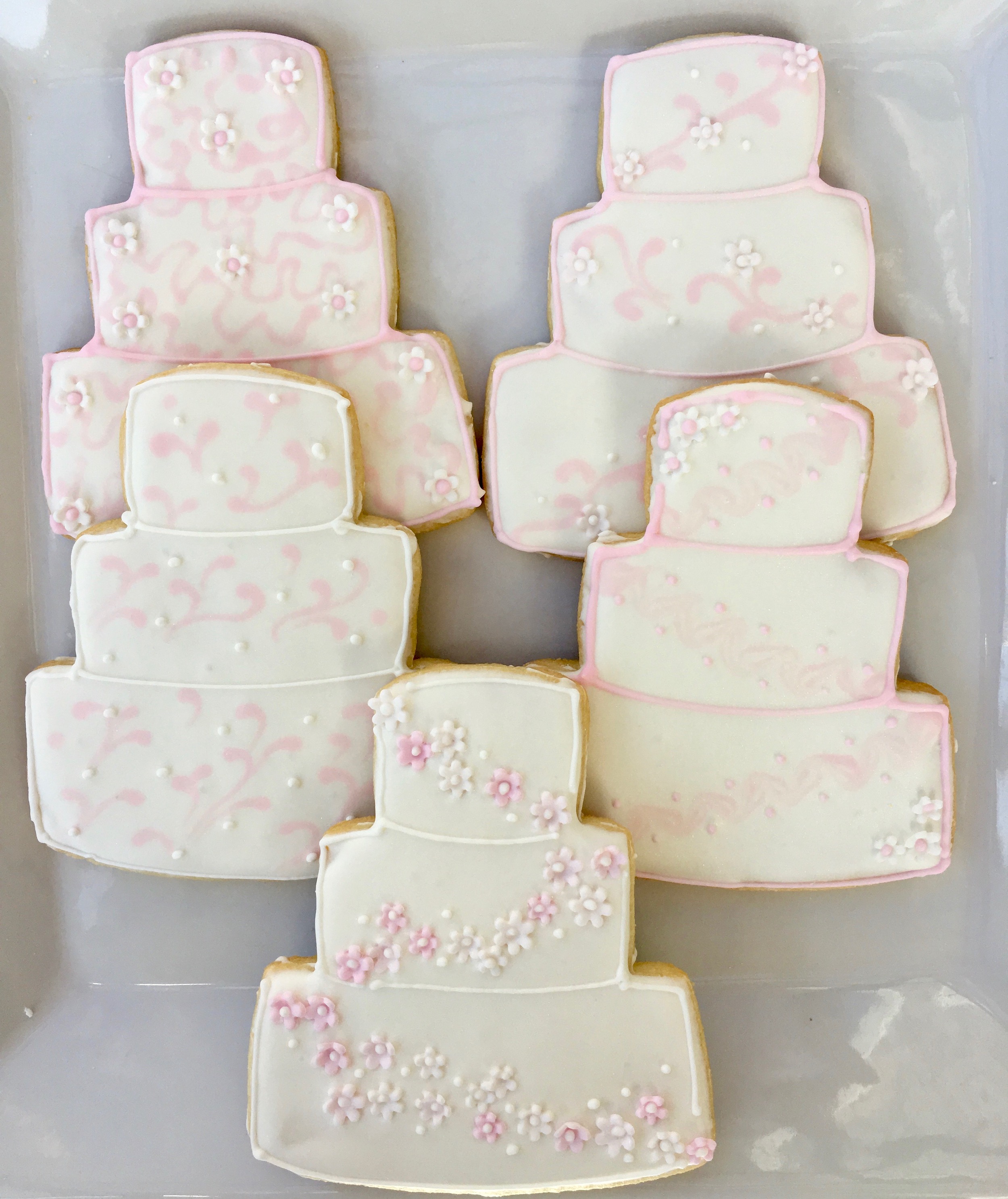 Wedding Cake Cookie - The Artful Baker