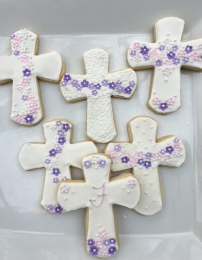 First Communion cookie favors -The Artful Baker