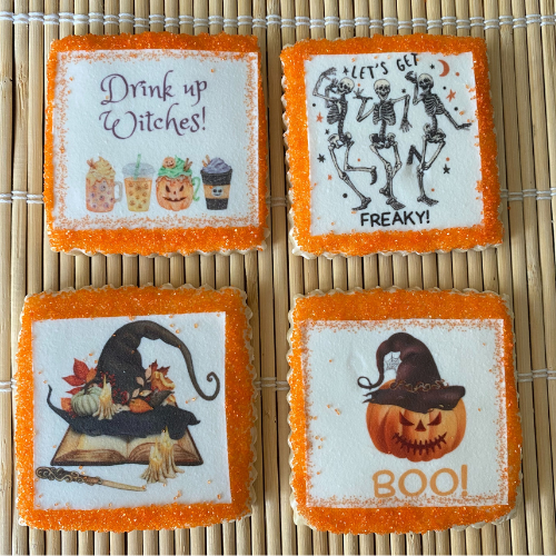 Halloween and Fall decorated cookies